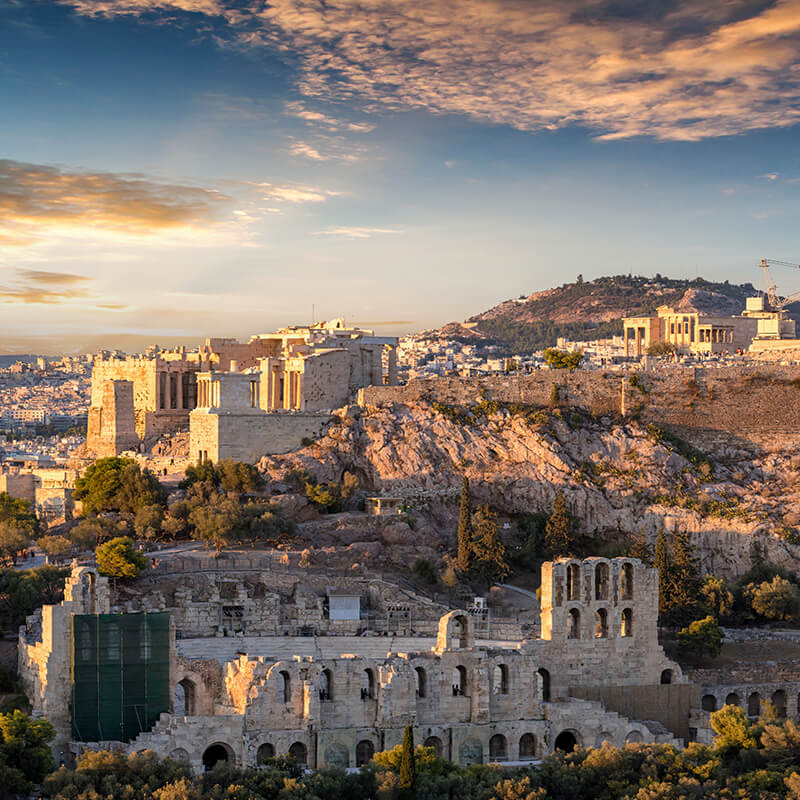 Atenas, Mykonos y Santorini en Barco